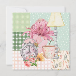 Schattigee waterverf achtergrond botanisch blauw