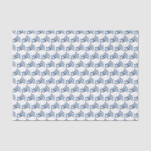 Schattigee Waterverf Blauw Baby Schoenenpatroon Tissuepapier