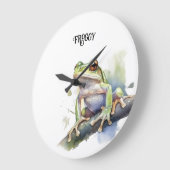 Schattigee Waterverf Boomkikker, aangepast Grote Klok (Hoek)