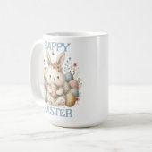 Schattigee waterverf Bunny Easter Koffiemok (Voorkant links)