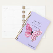 Schattigee Waterverf Butterfly Wildflowers Girly Planner (Display)