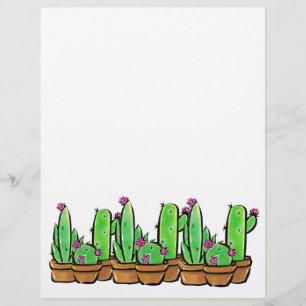 Schattigee waterverf Cactus cactussen succulenten