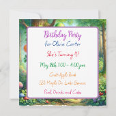 Schattigee Waterverf Cartoon Baby Beer welp Verjaa Kaart (Achterkant)