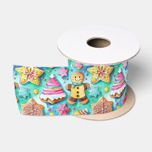 Schattigee Waterverf Cartoon Gingerbread Cookie Lint