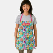 Schattigee Waterverf Cartoon Gingerbread Cookie Schort (Insitu)