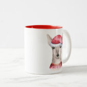 Schattigee Waterverf Christmas Deer Mok (Voorkant rechts)