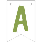 Schattigee Waterverf Dinosaurus Verjaardag bunting Vlaggetjes (Derde vlag)