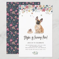 Schattigee Waterverf Franse Bulldog Verjaardagsuit