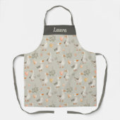 Schattigee Waterverf Ganzen -  Schort (Voorkant)