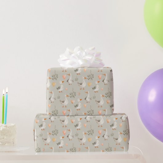 Schattigee Waterverf ganzen wrapping papier roll (Feestgeschenken)