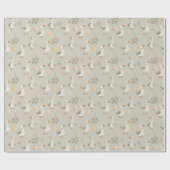 Schattigee Waterverf ganzen wrapping papier roll (Vlak)