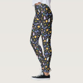 Schattigee Waterverf Halloween Pattern Leggings (Links)