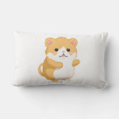 Schattigee Waterverf Hamster Hold me Closer Custom Kussen (Achterkant)