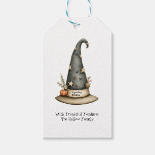Schattigee Waterverf heks Pet "met angstaanjagende Cadeaulabel
