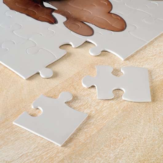 Schattigee Waterverf Hot Chocolate Mok Legpuzzel (Zijkant)