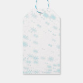 Schattigee Waterverf kitten cat kerstfeest C Cadeaulabel (Achterkant)