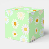 Schattigee waterverf kleurrijke Daisy Pattern Gree Bedankdoosjes (Achterkant)