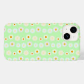 Schattigee waterverf kleurrijke Daisy Pattern Gree Case-Mate iPhone Case (Achterkant (horizontaal))