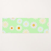 Schattigee waterverf kleurrijke Daisy Pattern Gree Yogamat (Voorkant (horizontaal))