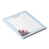 Schattigee Waterverf nijlpaard Notitieblok (Schuin)