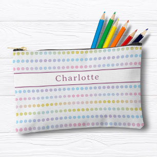Schattigee Waterverf Pastel gestippeld Patroon Hoe Etui