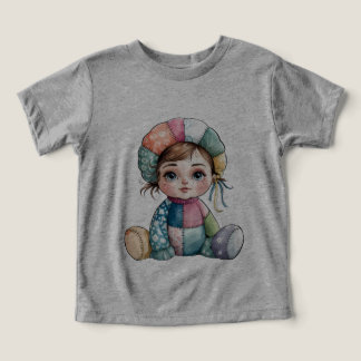 Schattigee Waterverf Patchwork Baby Snow Woman