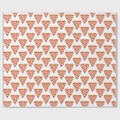 Schattigee Waterverf Pizza Gift Wrap Cadeaupapier (Vlak)