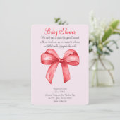 Schattigee waterverf rode boog save the date (Staand voorkant)