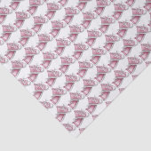 Schattigee Waterverf Roze Baby Schoenen Patroon Tissuepapier (Detail)