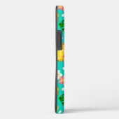 Schattigee Waterverf Tropische Ananas Hibiscus Art Case-Mate iPhone Case (Achterkant / Rechts)