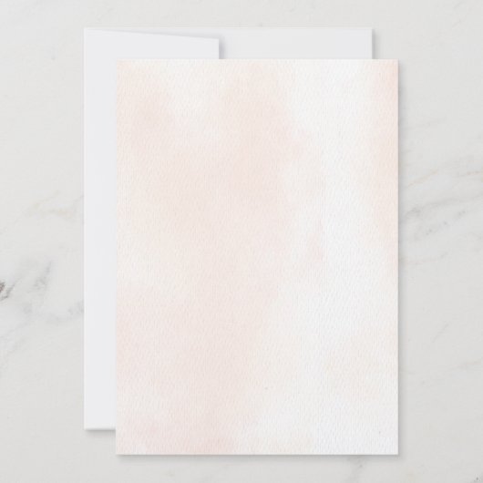 Schattigee Waterverf Uil Neutraal Baby shower Uitn Kaart (Achterkant)