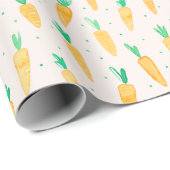 Schattigee Waterverf Wortelcreme Cadeaupapier (Rol Hoek)