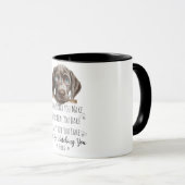 Schattigee Weimaraner Dog Funny Custom Mok (Voorkant rechts)
