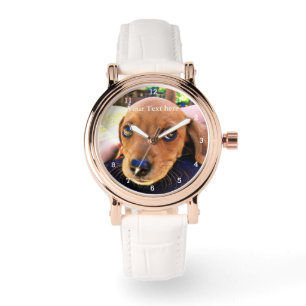 Schattigee Weiner Teckel Hond Puppy Dier Dierenlie Horloge