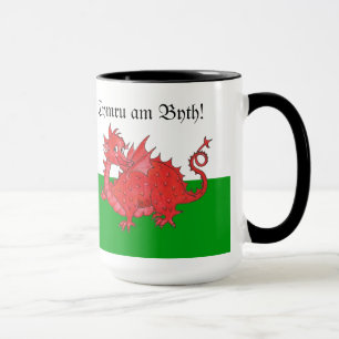  Schattigee Welsh Red Dragon Ringer Mok