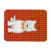 Schattigee West Highland terrier koelkastmagneet Magneet (Horizontaal)