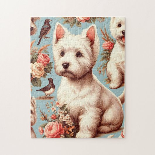  Schattigee West Highland White Terrier Legpuzzel (Verticaal)