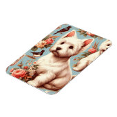  Schattigee West Highland White Terrier Magneet (Linkerzijde)