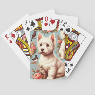 Schattigee West Highland White Terrier Pokerkaarten