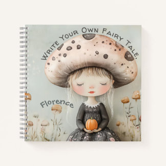 Schattigee Whimsical Mushroom Fairy Magic geperson Notitieboek