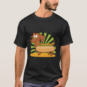 Schattigee Wiener Hot Dog I Funny Puppy Teckel Gif T-shirt