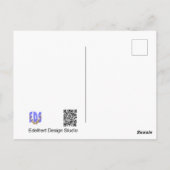 Schattigee wiet op de ijskap. HALLO Briefkaart (Achterkant)