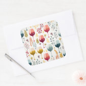 Schattigee wijnkopjes sticker (Envelop)