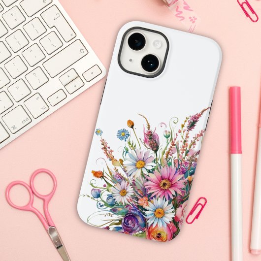 Schattigee wilde bloem Case-Mate iPhone case