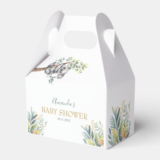 Schattigee wilde Oerwouden Bedankdoosjes (Voorkant Zijde)