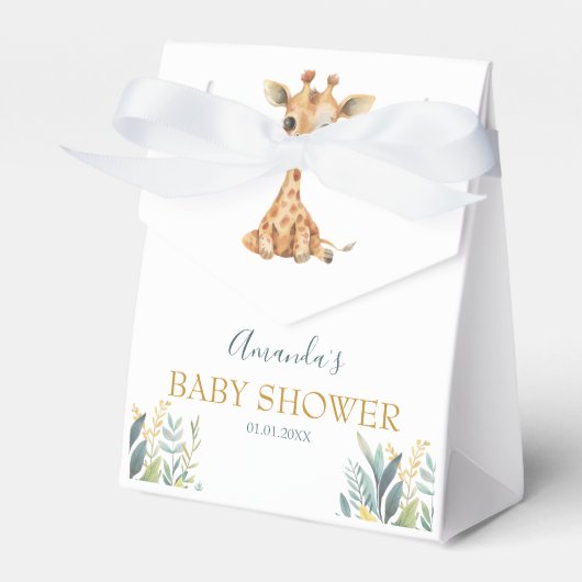 Schattigee wilde Oerwouden Bedankdoosjes (Voorkant Zijde)