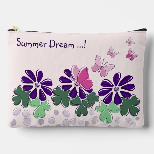 Schattigee Wildflower Butterfly Flutter Doodle Naa Etui (Voorkant)