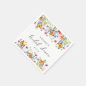 Schattigee Wildflower Vlinders Bloemen Vrijgezelle Servet (Hoek)