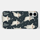 Schattigee Winter Ghost Pattern Telefoonhoes Case-Mate iPhone Case (Achterkant (horizontaal))