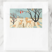 Schattigee Winter Vrienden Stickers (Tas)